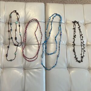 Chic Multicolor Beaded Necklace Collection